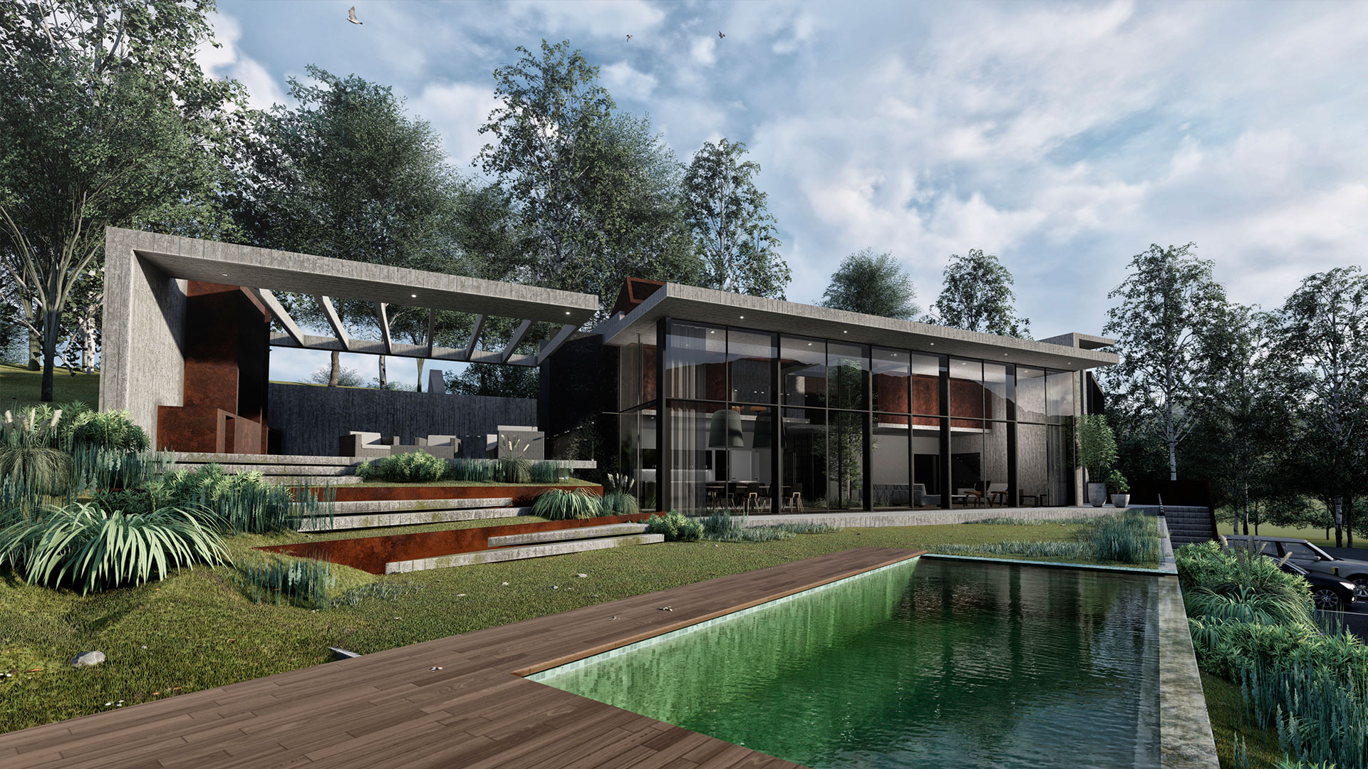 Home - Villa + Villa - Architecture